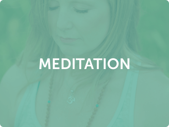 Meditation Vicky meditating